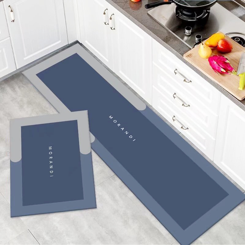 Soft Diatom Mud Floor Mat Absorbent Mat Home Kitchen Floor Mat Modern Simple Water-Absorbent Non-Slip Quick-Drying Bathroom Door Mat