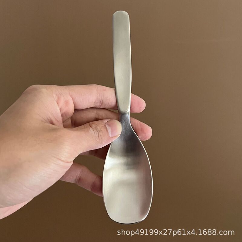 304 Stainless Steel Yogurt Spoon, Very Beautiful Dessert Spoon with Short Handle, High-End Exquisite and Stylish Ice Cream Spoon for Home Use 304 Stainless Steel Yogurt Spoon, Very Beautiful Dessert Spoon with Short Handle, High-End Exquisite and Stylish Ice Cream Spoon for Home Use