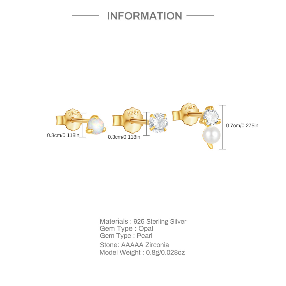 1 Satz Ig-stil Schmetterling Überzug Sterling Silber Tropfenohrringe Ohrstecker display picture 3