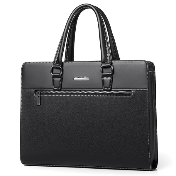 Men's Business Casual Briefcase Large Capacity Computer Handbag Single Shoulder Business Simple