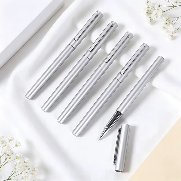 Manufacturer wholesale matte metal signature pens, business office writing ballpoint pens, promotional gifts, and customizable neutral pens