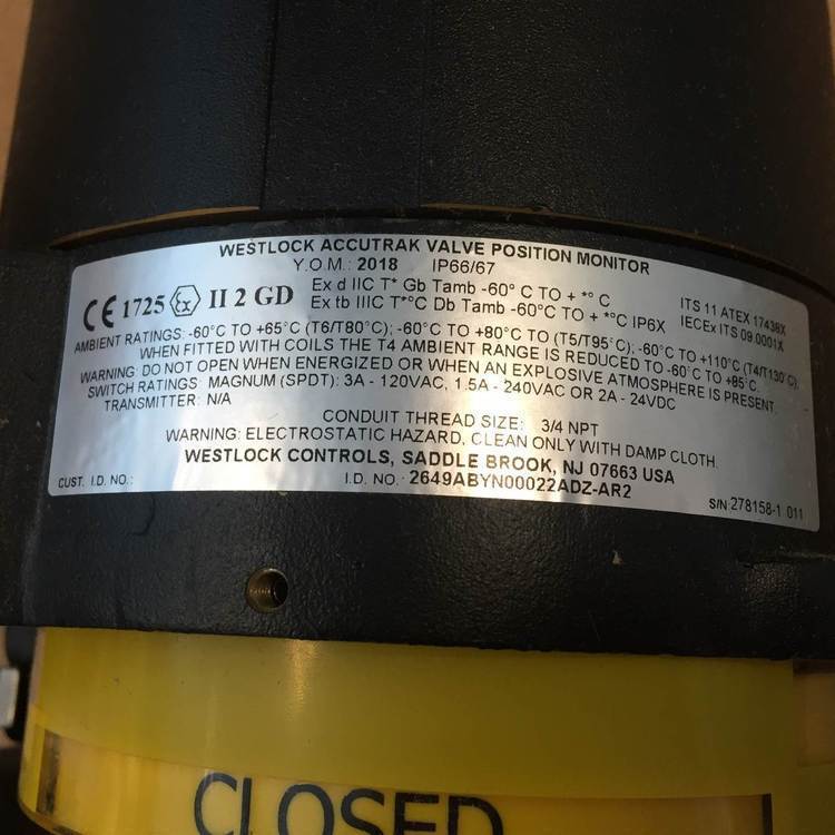 德国原装进口WESTLOCK限位开关2649ABYN00022ADZ-AR2