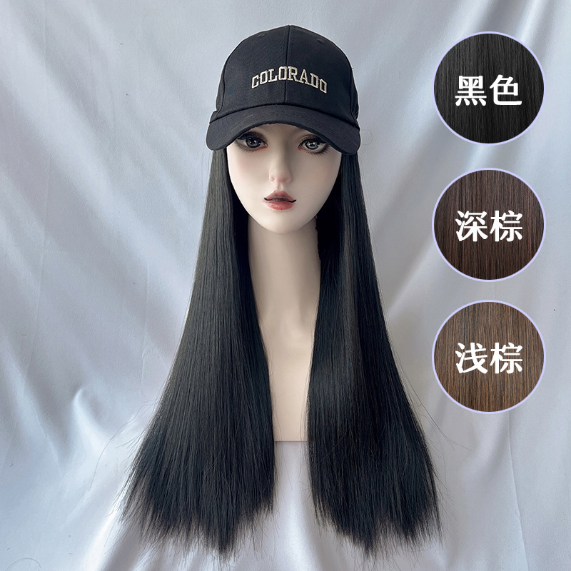 검은 모자 [긴 생머리]