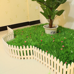 Plastic Fence Fence Flower Bed Fence Pastoral Small Fence Courtyard Indoor White Kindergarten Christmas Decoration Fence