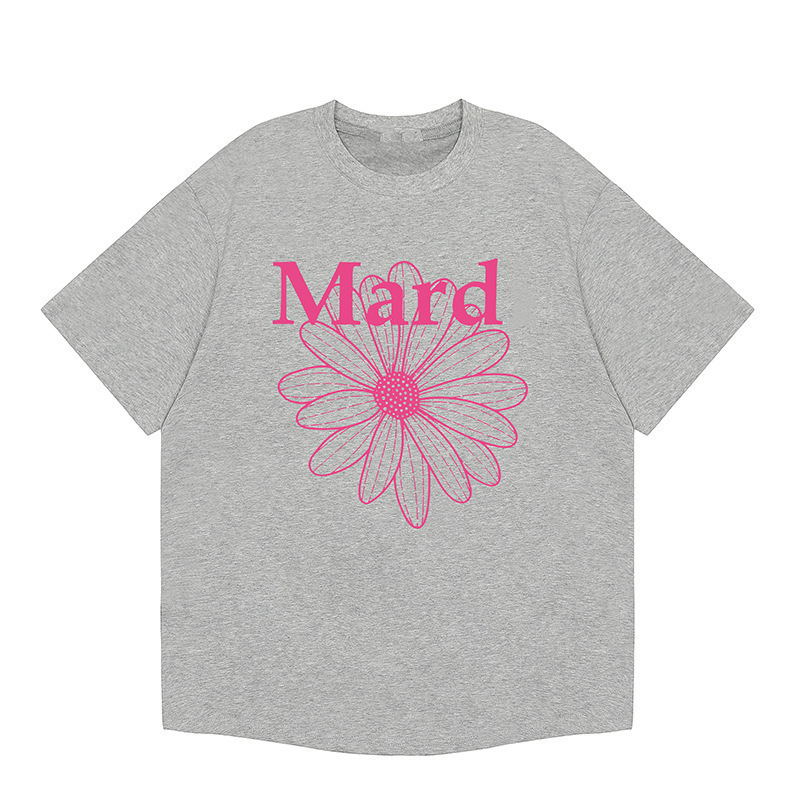 【カウンター品質】韓国マルディトレンドブランド半袖Tシャツリトルデイジードーマンプリントラウンドネックピュアコットンクロスボーダー|undefined