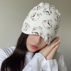 Postpartum cap for maternity women, spring and autumn style, made of pure cotton, thin design suitable for spring and summer, fashionable postpartum headscarf