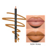 Wooden matte lip pencil, European style, lips volume enhancement