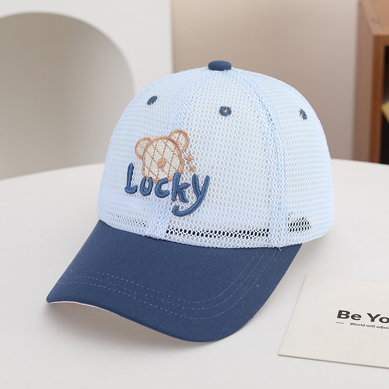 Sombreros infantiles de verano delgados sombreros solares transpirables para niños sombreros de malla sombreros sombreros de béisbol de viaje