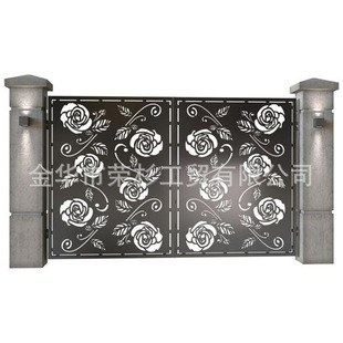 Laser Cutting Wrought Iron Cut Out Board Galvanized Door Panel Carving Shadow Wall Decorative Screen Fence Guardrail Cutting Pattern Board