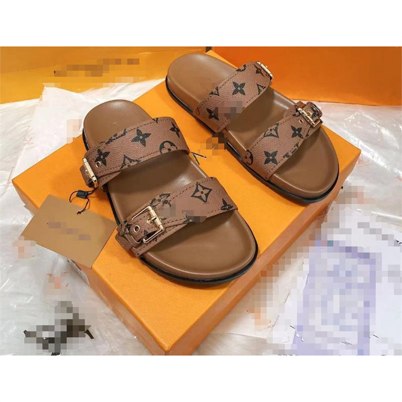 Sandalias de playa de talla grande para mujer, marca L, zapatos planos de playa para mujer, de secado rápido