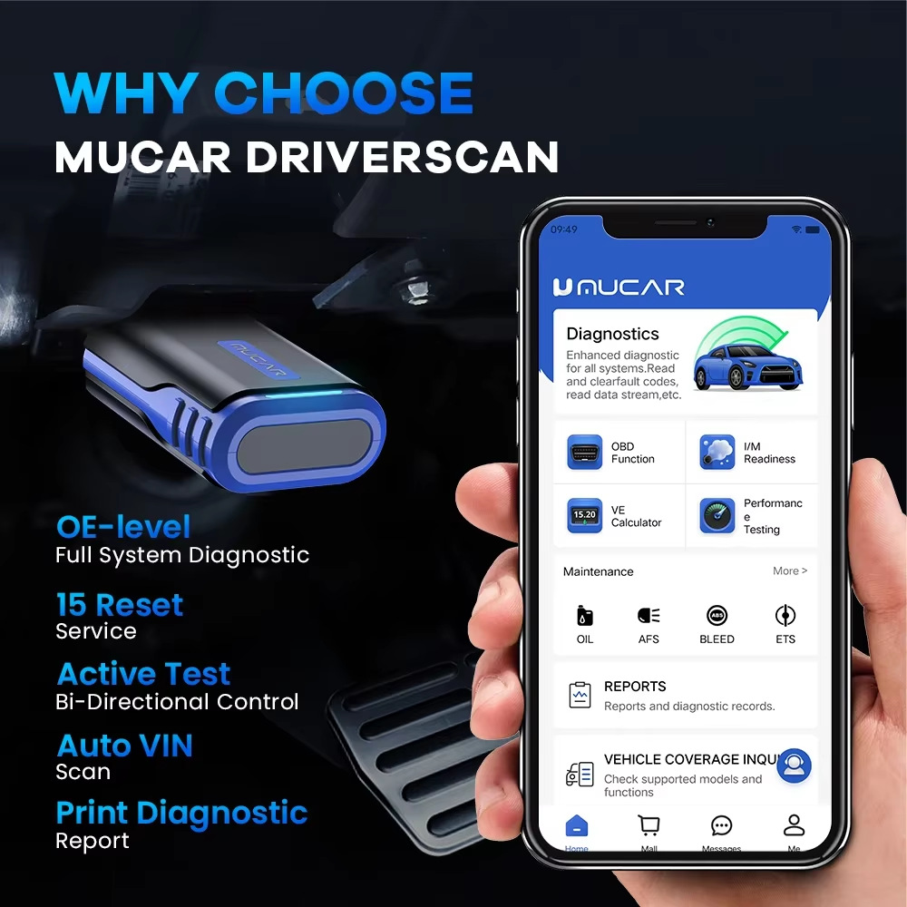 Wholesale Mucar Driverscan Full System Obd2 Diagnostic Scan