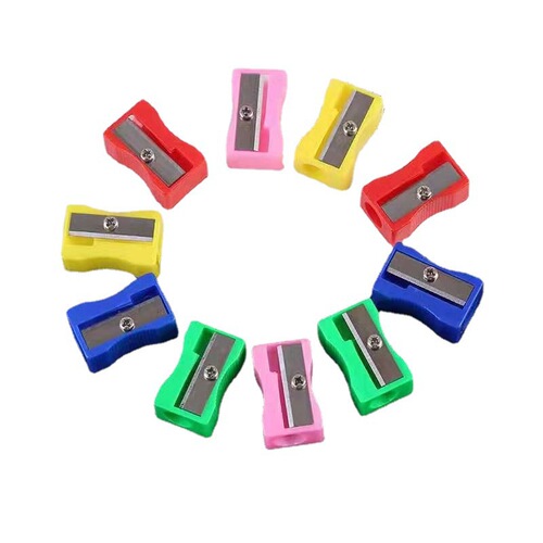 Manual Pencil Sharpener Single Hole Small Square Pencil Sharpener Pencil Sharpener Children's Stationery Wholesale