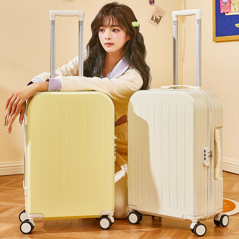 High-value women's multi-functional trolley case, small and lightweight universal wheel travel case with combination lock, 24-pack mother and daughter box