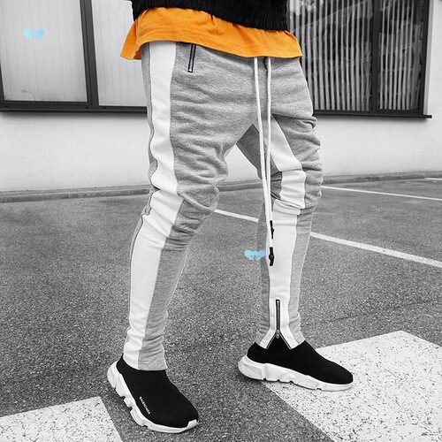 Men Joggers Casual Fitness Tracksuit Trousers Gyms Pants