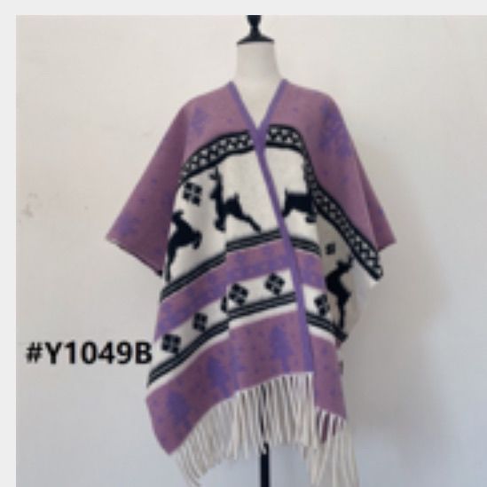 45-89 Tinta pintada capa gruesa caliente de color contrastante otoño invierno nuevo bufandas de capa de bordilla nacional chal a cuadros