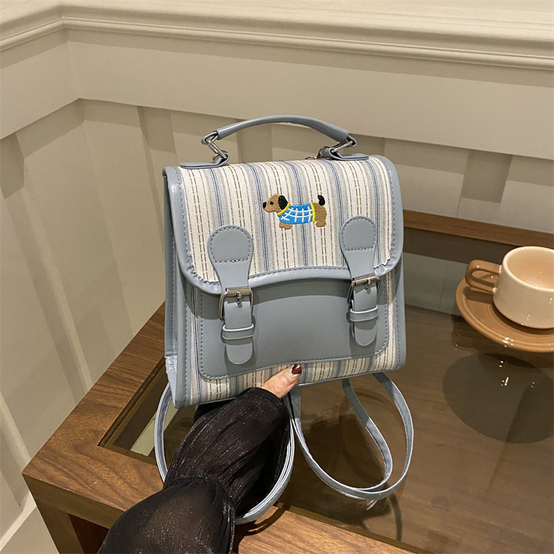 Bolsa de viaje de gran capacidad para mujeres 2024 nuevo cachorro de peluche una bolsa de tres mochilas