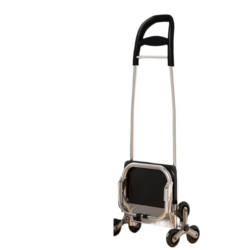 Carrito de compras de verduras, carro de escaleras doméstico, carro de mano, carro de compras plegable portátil, carro de tracción ligero de mercancías