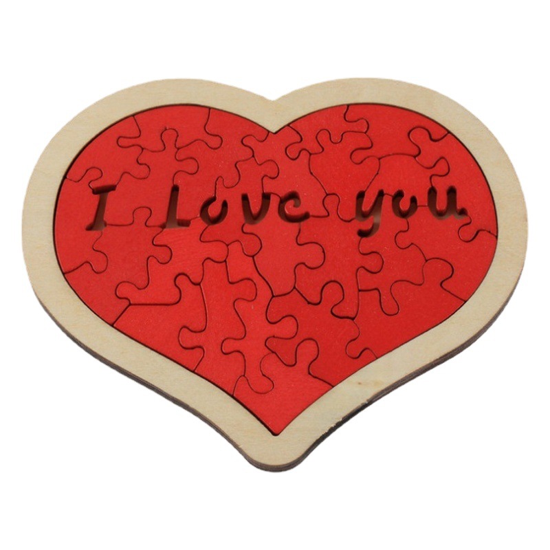 Rompecabezas de educación temprana para niños Tetris bloques de construcción juguetes de calidad propuesta para adultos rompecabezas de amor Qiqiao rompecabezas material didáctico