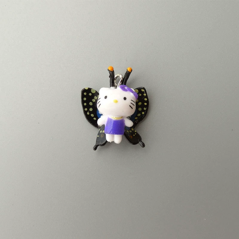 Hello Kitty, маленькая мини-фигура, подвеска, handmade