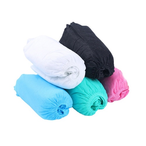 Wholesale Thickened Non-woven Fabric Shoe Covers Universal 100-Pack Disposable Breathable Dust-Proof Shoe Covers