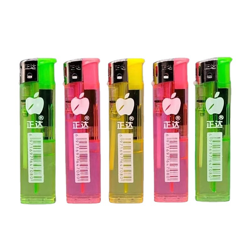 Zhengda 708 Open Flame Lighter Manufacturers Wholesale Disposable Enlarged Oversized Transparent Windproof Creative Metal High-grade Zhengda 708 Open Flame Lighter Manufacturers Wholesale Disposable Enlarged Oversized Transparent Windproof Creative Metal High-grade