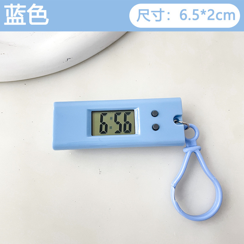 新型台形学生電子時計 静音時刻表 公務員試験専用リマインダー電子時計 小型懐中時計|undefined