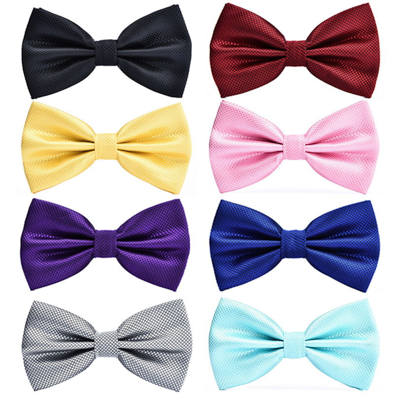 British double -layer bow black dark grid group event wedding…