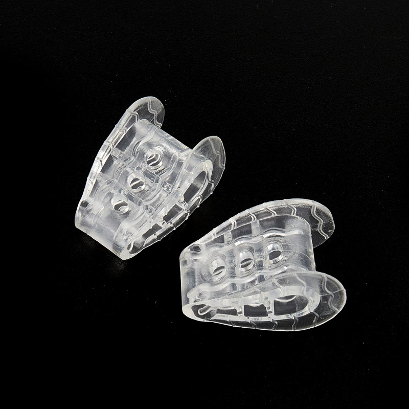 Toe Separator Clip, Transparent Overlapping Toe Spacer, One Size Soft Spacer