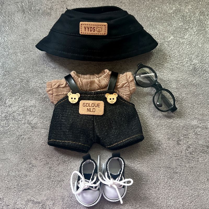 第一世代、第二世代、第三世代のラブブー子供服、オープンキャップ、オーバーオール、トレンディなカジュアルスーツ、着替え可能|undefined