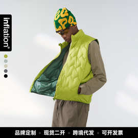 捷展男装|蒲公英轻量羽绒马甲25冬季新品可收纳90绒保暖背心外套