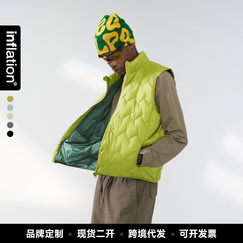 Jiezhan Men's Wear | Dandelion Lightweight down Vest 25 New Winter Products Can Store 90 down Thermal Vest Jacket