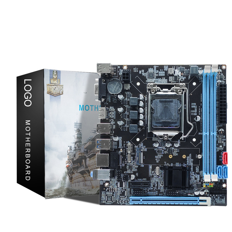 B75 Computer Motherboard Cpu Set Desktop 1155 Pin I3 I5 I7 Radiator