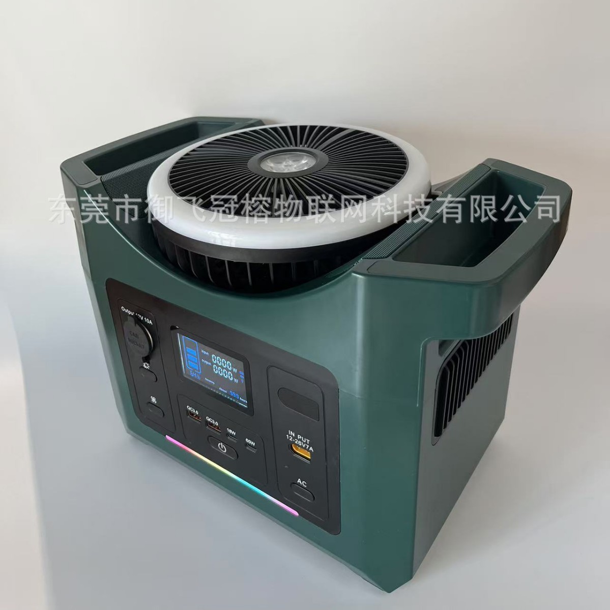 户外移动电源双向逆变220v多功能夜市露营移动储能1200W成品套料