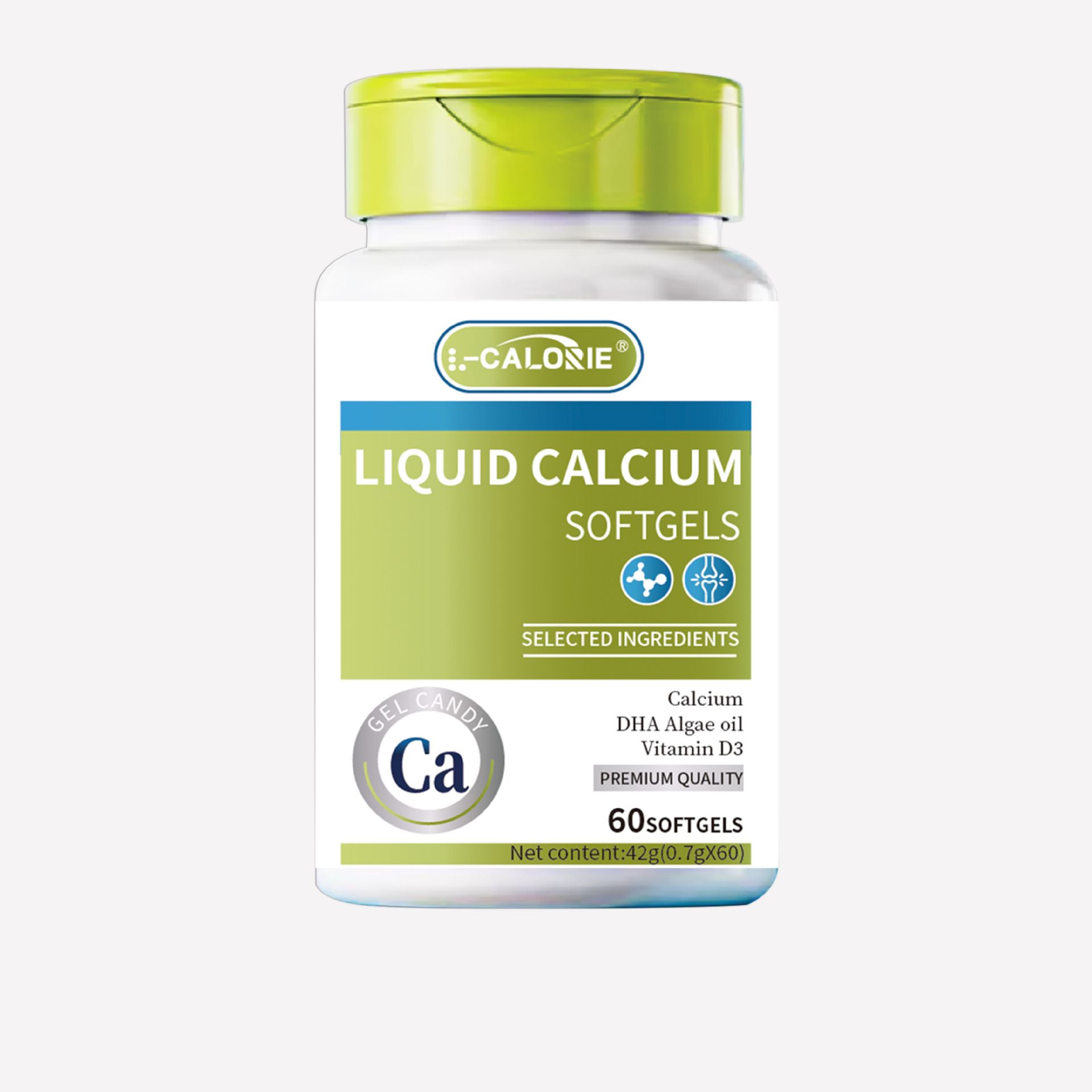 LIQUID-CALCIUM42克白绿瓶绿盖支持一件代发 量大价优-阿里巴巴