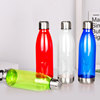 Amazon Plastic Cup Stainless Steel Steel Lid Cola Bottle Outdoor Sports Water Cup portable large capacity water bottle