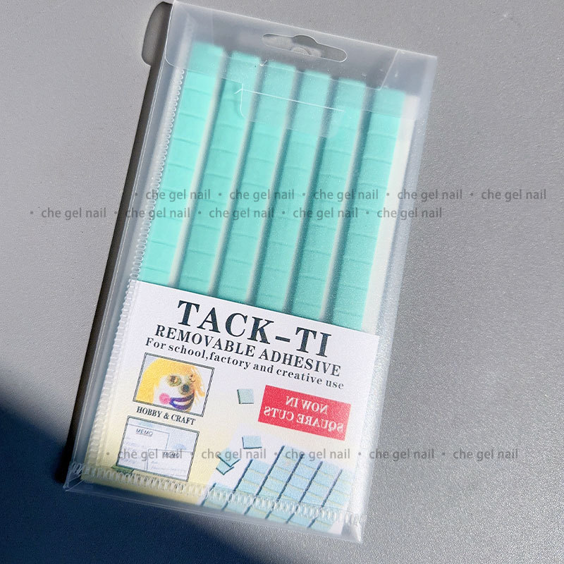 Cruz-frontera desgaste de uñas base de uñas de arcilla práctica herramienta de uñas Super pegajosa sin costura plastilina almohadilla de barro