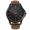 Men's ultra thin dial, waterproof quartz watches, watch, suitable for import, genuine leather, wholesale
