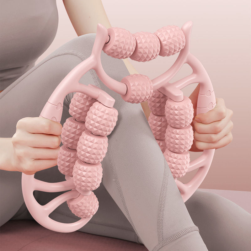 Rodillo de masaje circular transfronterizo para piernas, rodillo de espuma para piernas grandes y pequeñas, ayuda para la relajación muscular de yoga