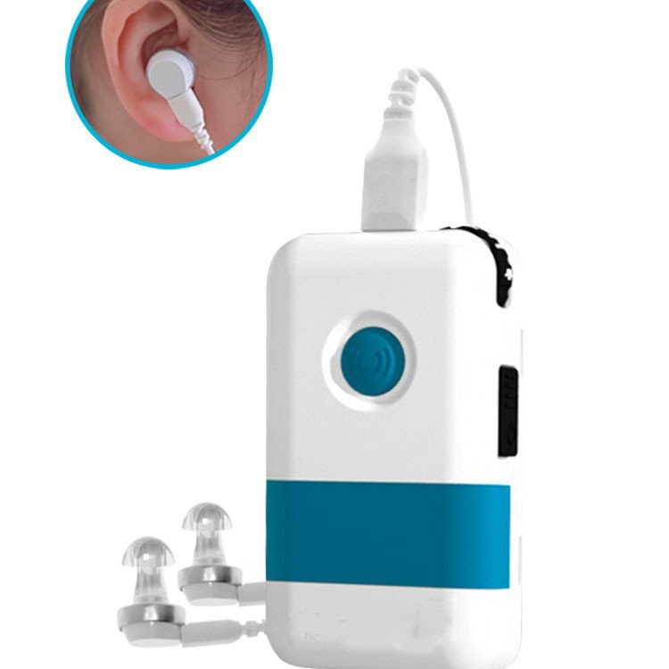 Máquina tipo caja para los ancianos súper potencia amplificador de sonido para los ancianos sordos inaudible audífono portátil