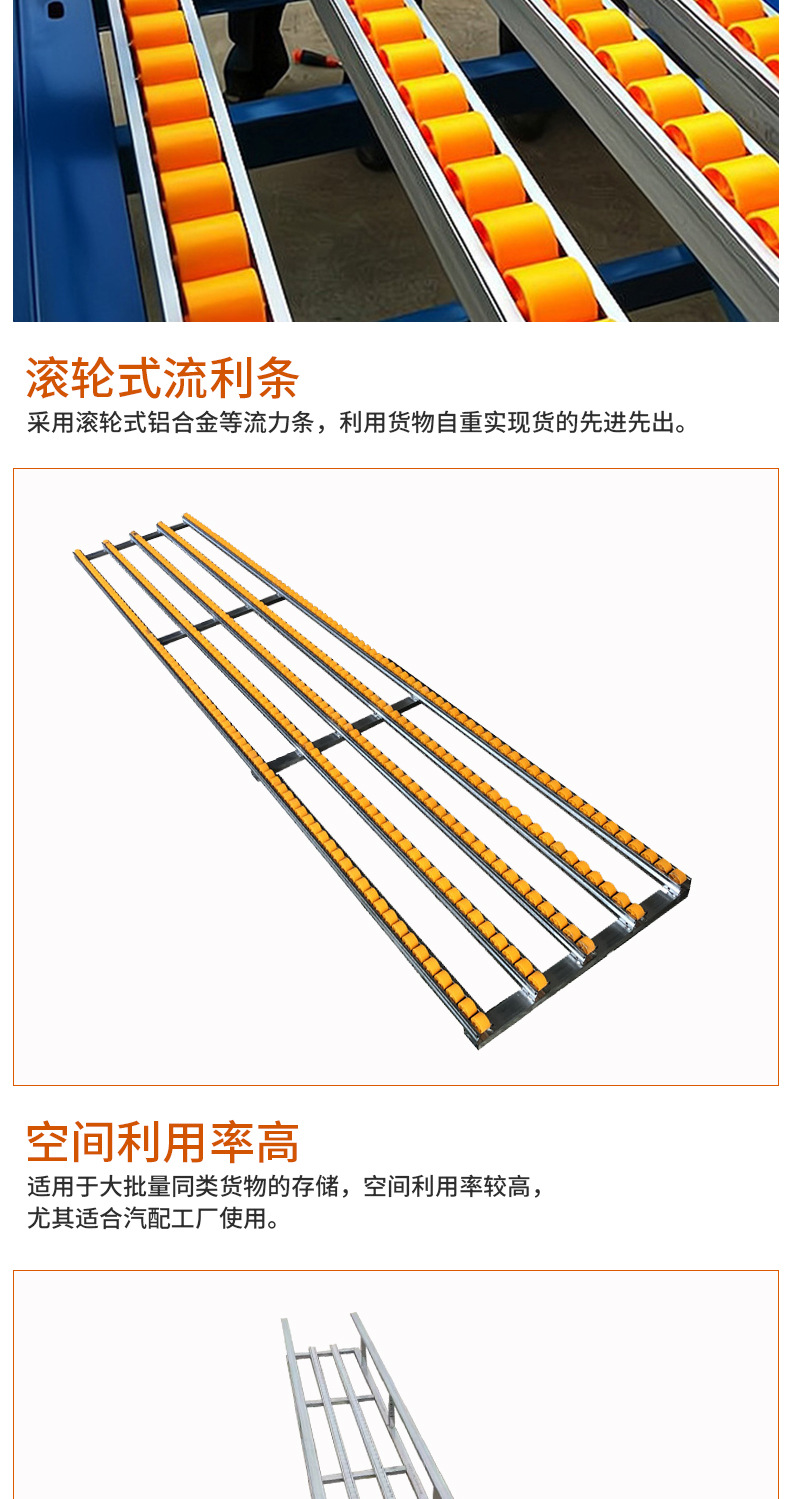 卸货神器滑轮,下货滑梯卸车神器,搬运滑道无动力流利条,滑轨轻便携带