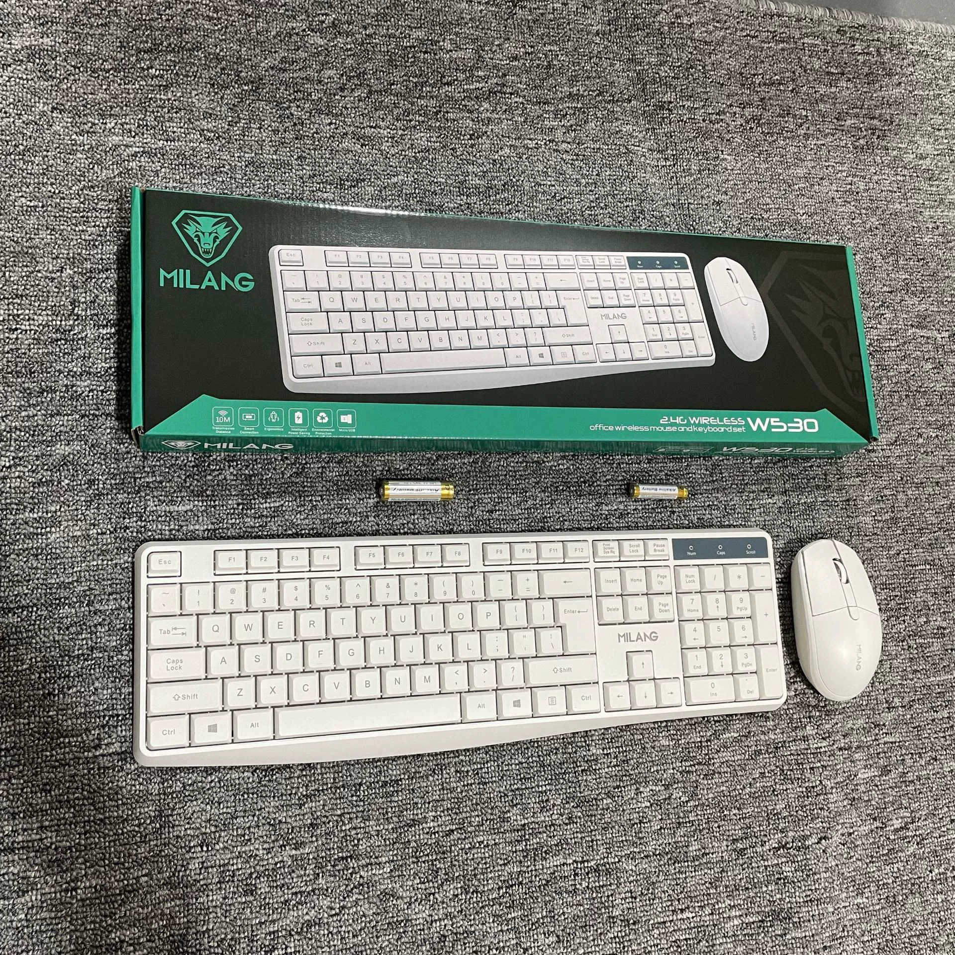 М Wireless белый комплект для офиса, ноутбука, 4G, (跨境交易)