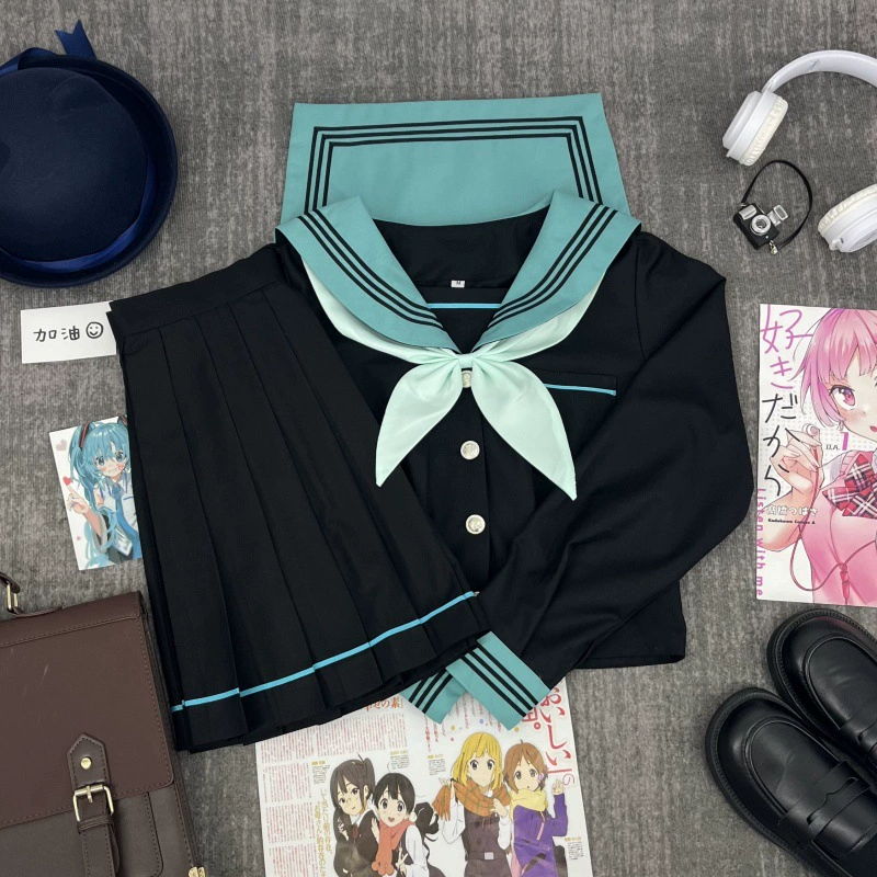 Оригинальная jk униформа Подлинная форма Хацусин с рукавами с пузырьками