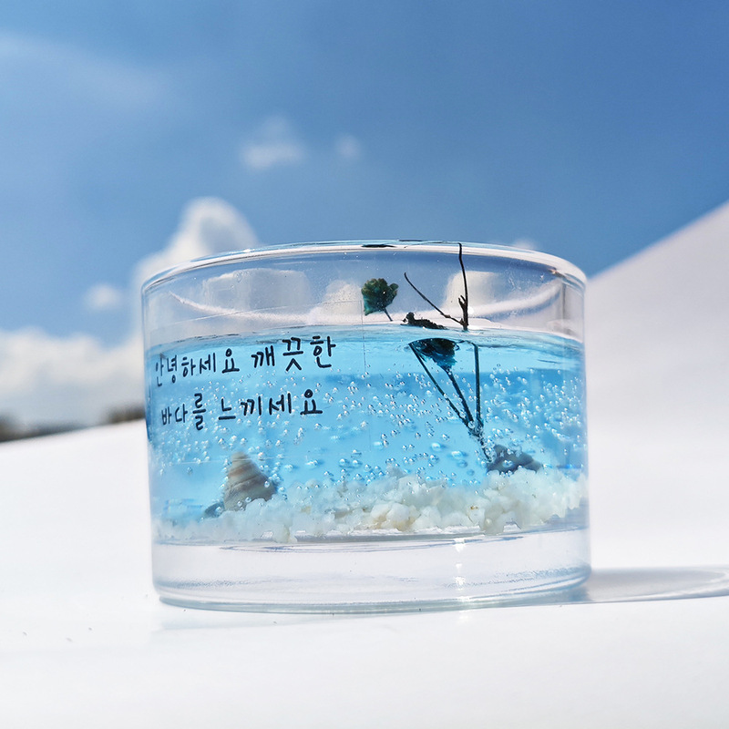 济州岛海洋秘境香薰蜡烛小众高级氛围感送闺蜜女生礼物家居摆件|undefined
