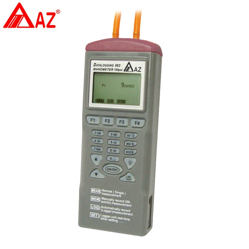 Hengxin AZ9632 цифровой манометр воздуха манометр электронный дифференциальный манометр