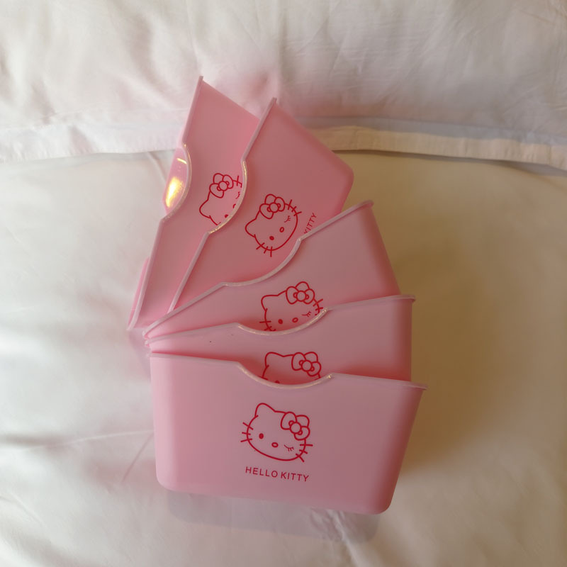 Caja de almacenamiento de oficina de dormitorio caja de almacenamiento de dibujos animados creativa escritorio artículos diversos papelería caja de almacenamiento de cosméticos