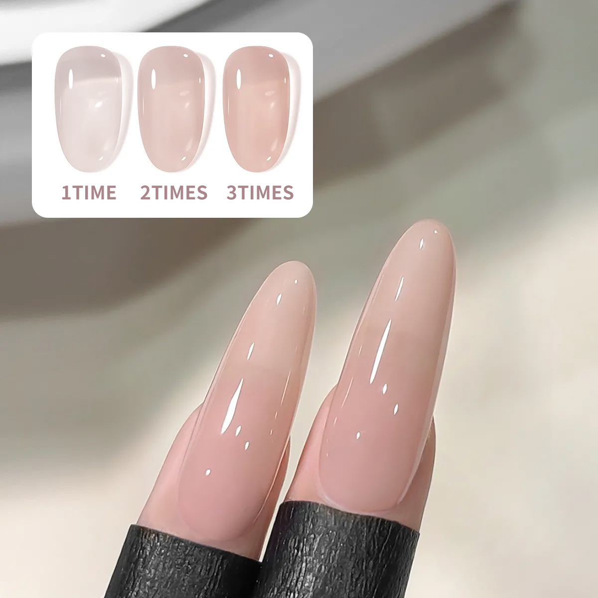 Esmalte de Uñas en Gel Canela Nude para Fototerapia y Manicura