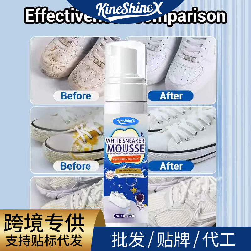 Kineshinex Foam Dry Cleaning Agent for Clothing, Shoes and Sofa Deep Decontamination Cleaning Spray for Quick and Hassle-Free Cleaning