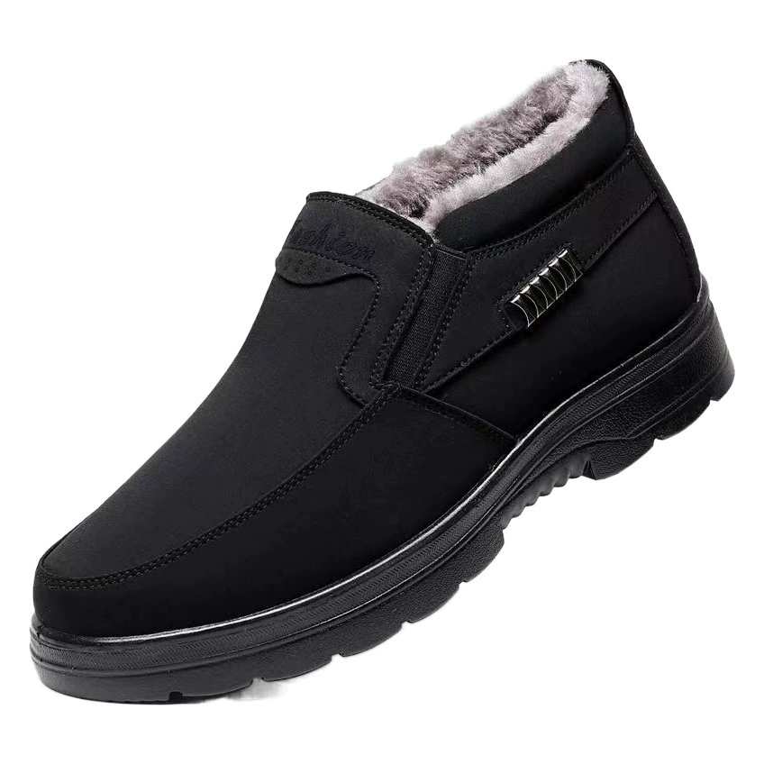 Старая пекинская обувь из ткани мужская хлопчатобумажная обувь среднего и пожилого возраста зимой