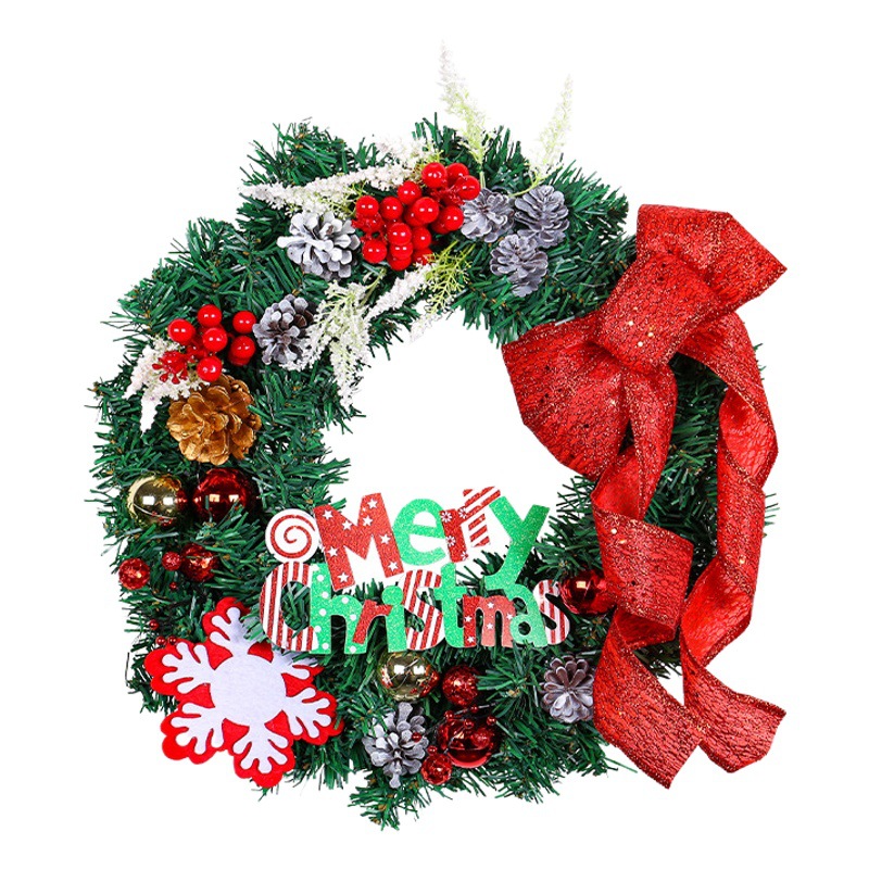 AliExpress aguja de pino arco Carta marca Garland Hong Kong amor Feliz Navidad guirnalda de Navidad al por mayor