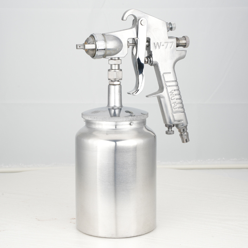 Transfronterizo personalizado W - 77S pistola de pulverización neumática 1.3 - 3.0mm alta atomización 1000ml botella de pulverización pistola de pulverización de pintura